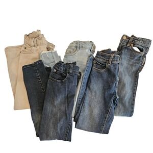 Girls Skinny Jeans Bundle Size 7 Old Navy Childrens Place Members Mark 5 Pairs